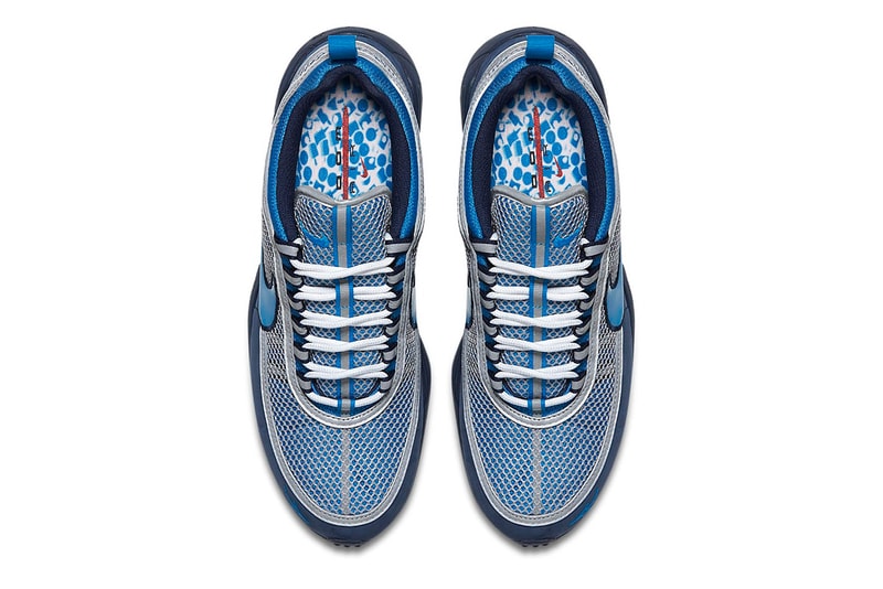 Stash Nike Air Zoom Spiridon Blue White Footwear Release Date Info First Look Leak