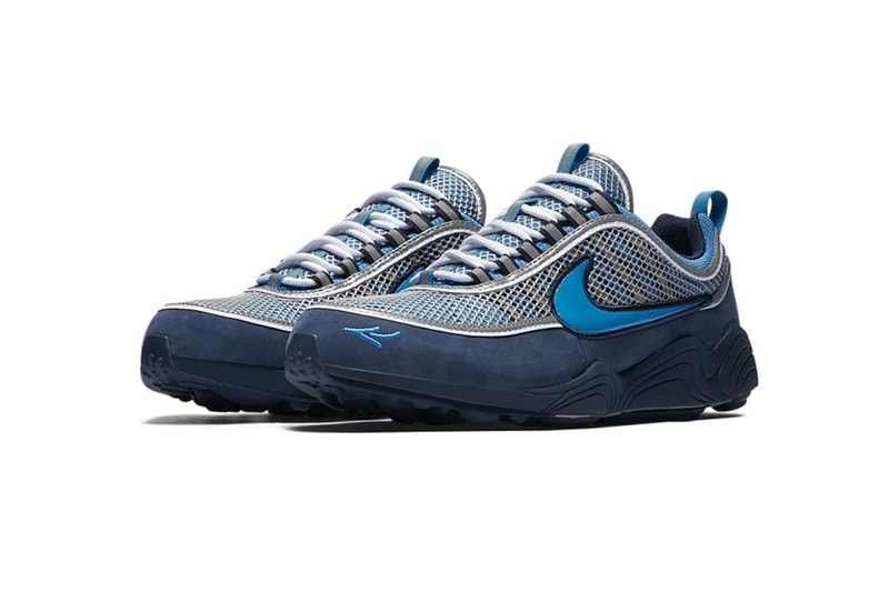 Stash Nike Air Zoom Spiridon Blue White Footwear Release Date Info First Look Leak