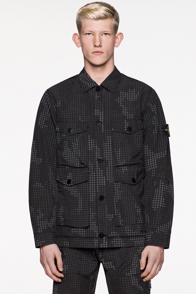 Stone Island Check Grid Camo 2017 Fall/Winter Apparel and Footwear