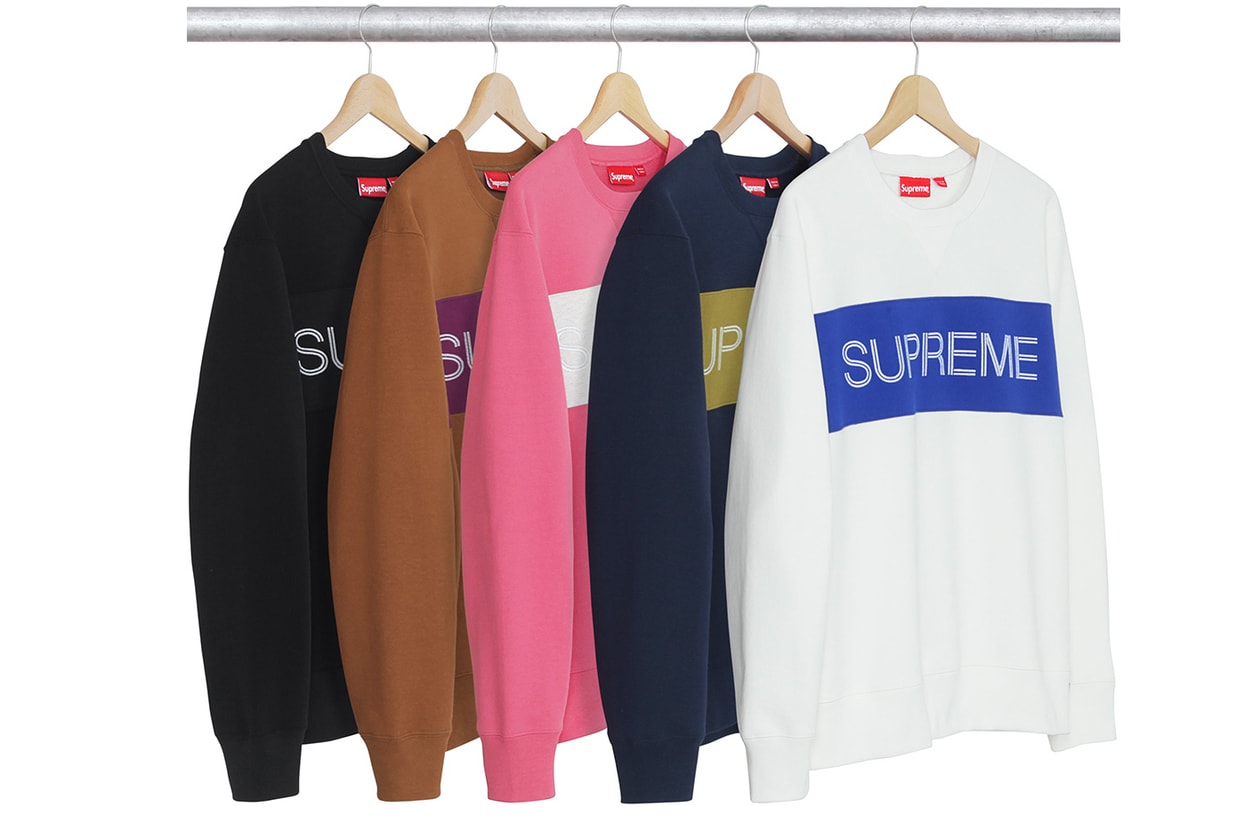 Supreme 2017 Fall Winter Drop