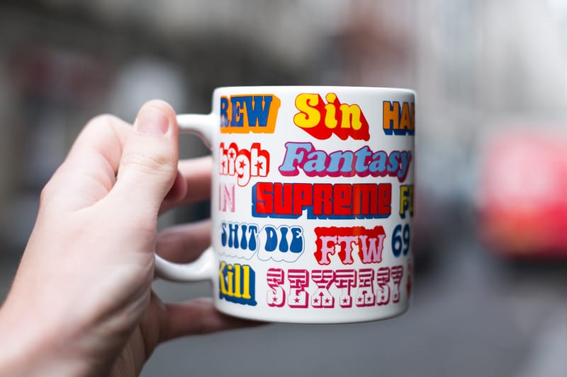 supreme hysteric glamour mug