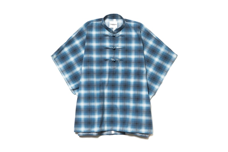 TAKAHIROMIYASHITA The SoloIst Check Flannel Haori Shirts Ponchos 2017 Fall Winter