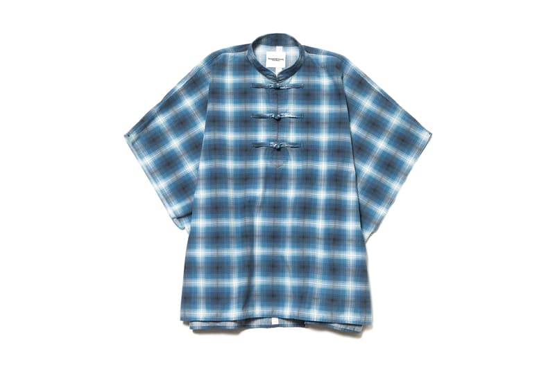TAKAHIROMIYASHITA The SoloIst Check Flannel Haori Shirts Ponchos 2017 Fall Winter