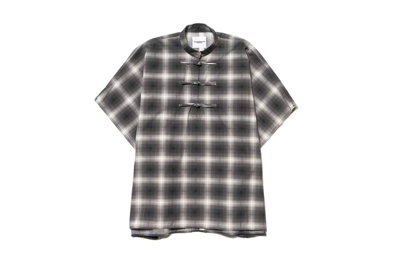 TAKAHIROMIYASHITA The SoloIst Check Flannel Haori Shirts Ponchos 2017 Fall Winter