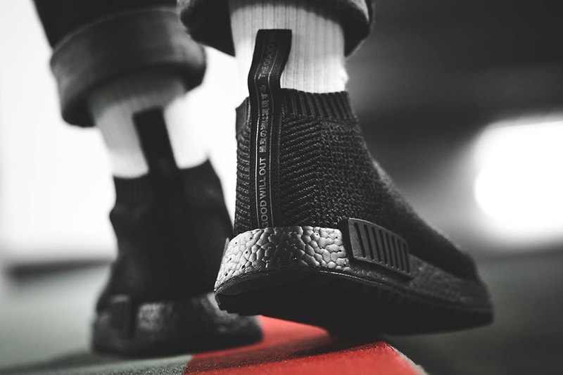 The Good Will Out adidas Consortium NMD CS1 Closer Look footwear black collaborations