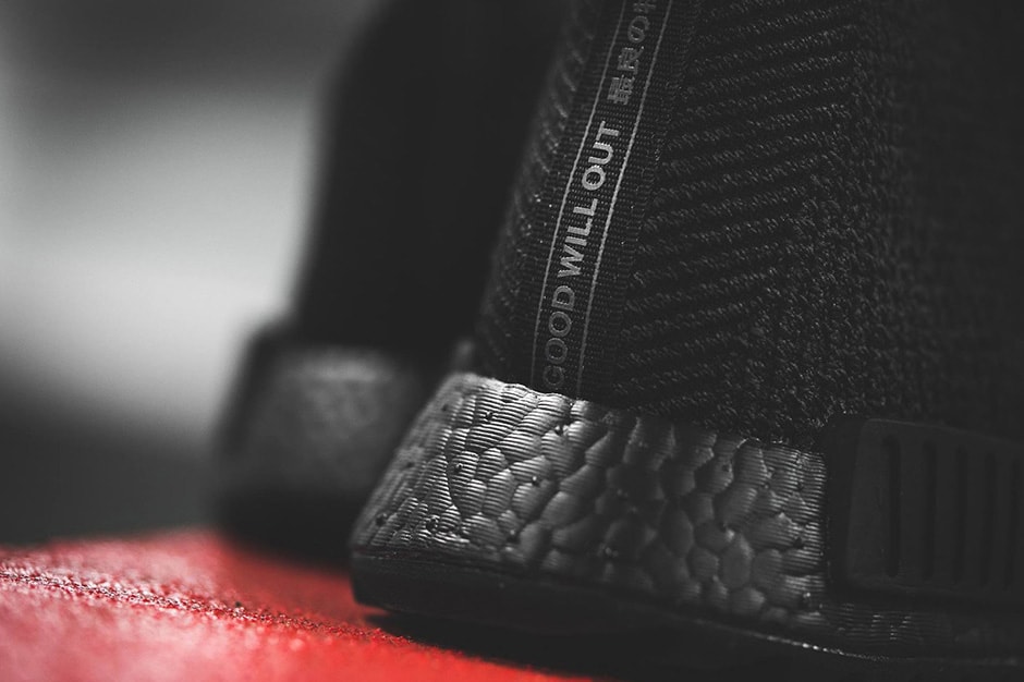 The Good Will Out adidas Consortium NMD CS1 Closer Look footwear black collaborations