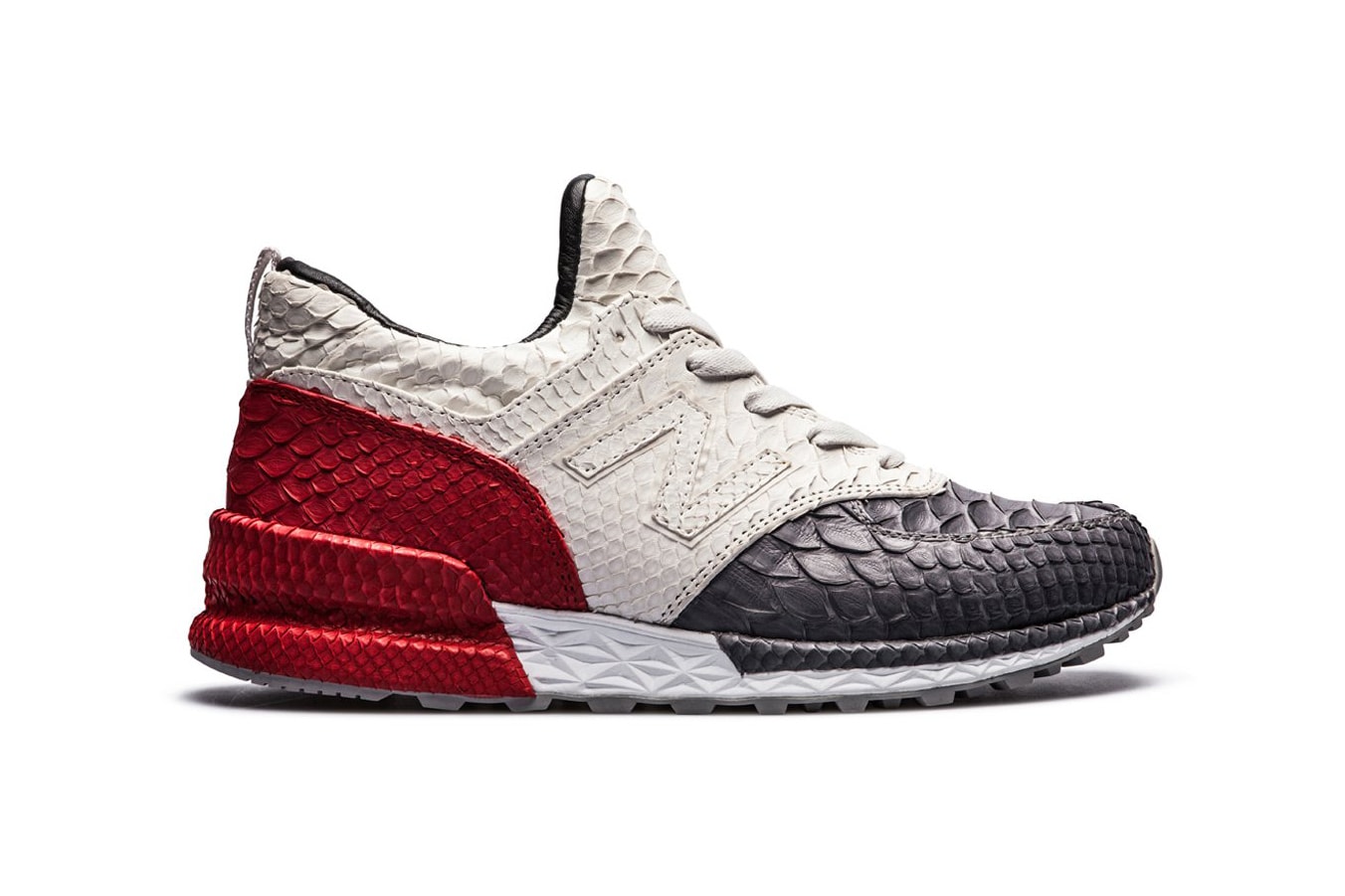 The Shoe Surgeon New Balance 574 Sport Python Sneakers Shoes Footwear Collaboration