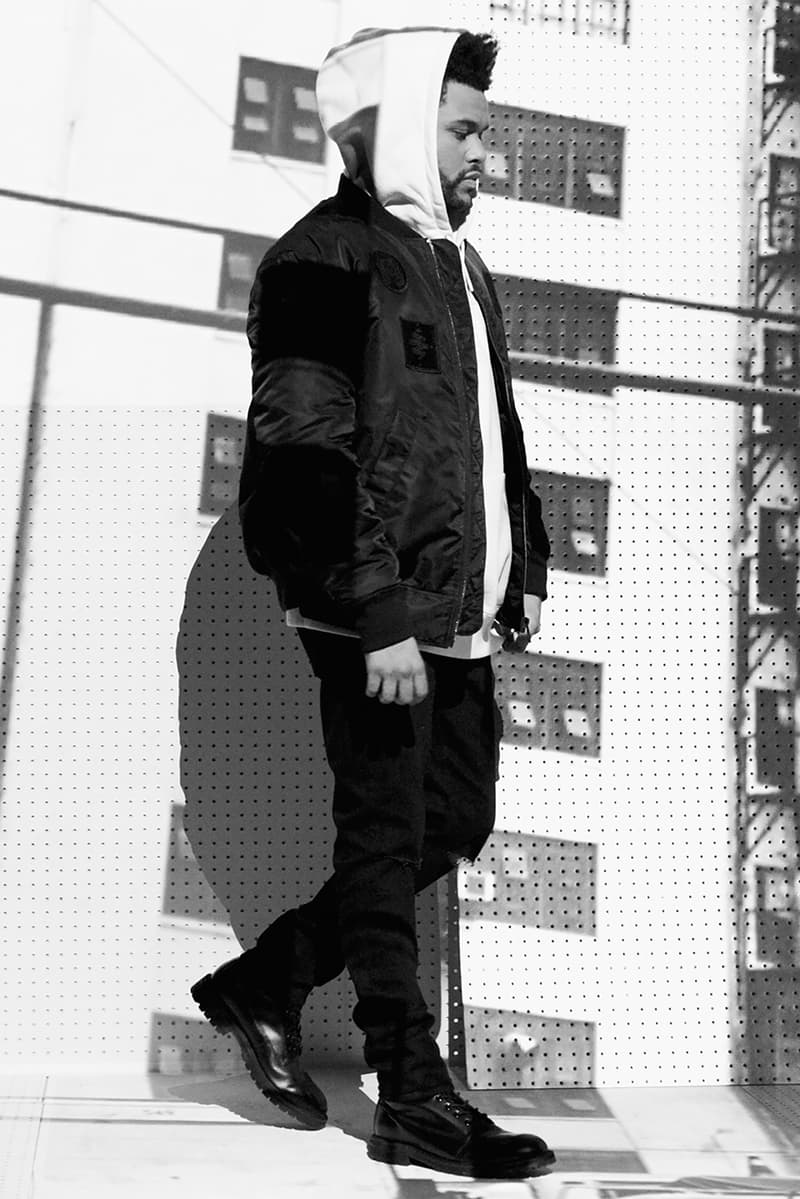 H&M Presents The Weeknd Collection black and white