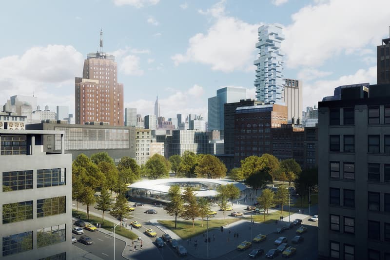 THIRD NATURE Parking Structure garage City Urban Green Space Flooding Prevention plants POP-UP water reservoir cars