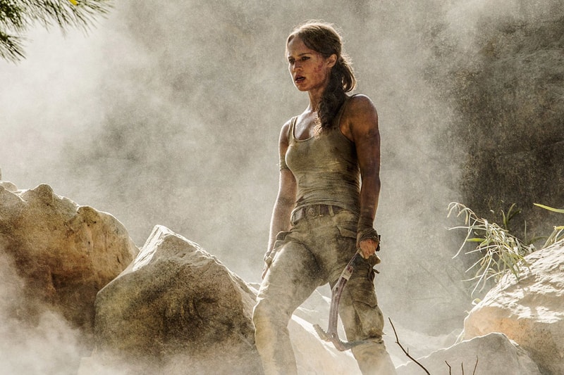 Tomb Raider preview videos trailers Alicia Vikander