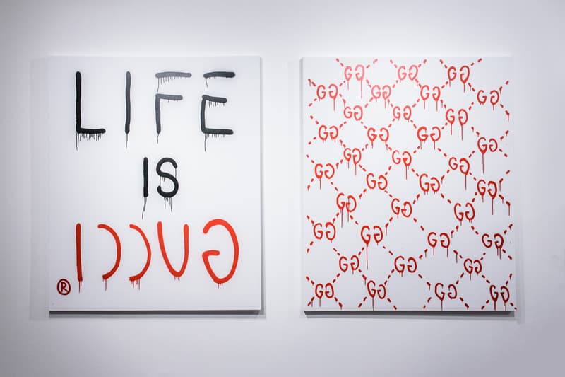 Trevor Trouble Andrew GucciGhost The Real Buy Exhibit Milk Gallery New York City Art Artwork