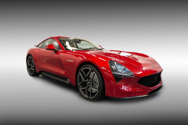 TVR Grifith Sports Car Red Exterior Interior