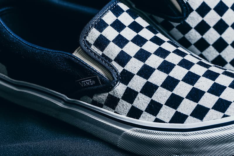 Vans Japan Indigo Checkerboard Pack Sk8 Hi Classic Slip On Old Skool INVINCIBLE Sneakers Shoes Footwear 2017 September 23 Release Date Info