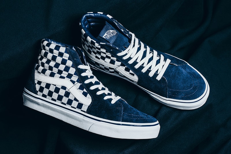 Vans Japan Indigo Checkerboard Pack Sk8 Hi Classic Slip On Old Skool INVINCIBLE Sneakers Shoes Footwear 2017 September 23 Release Date Info
