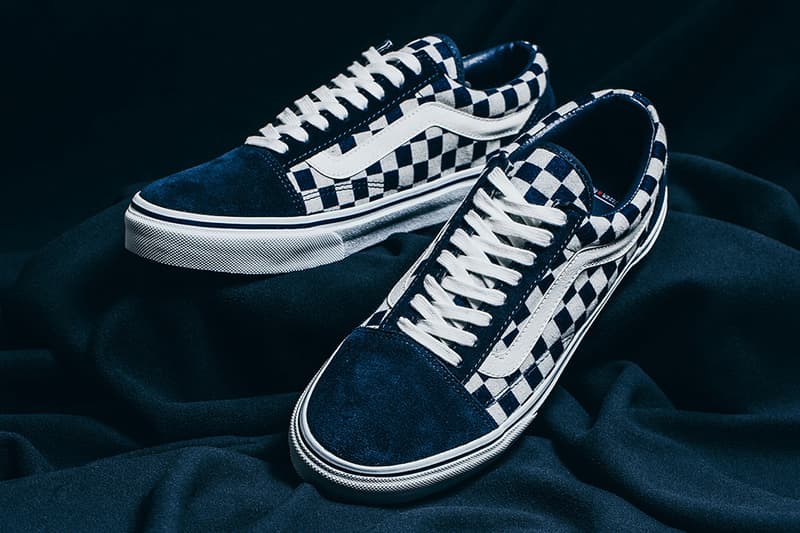 Vans Japan Indigo Checkerboard Pack Sk8 Hi Classic Slip On Old Skool INVINCIBLE Sneakers Shoes Footwear 2017 September 23 Release Date Info