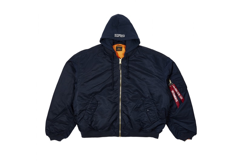 Vetements 2017 Fall/Winter collection second 2nd delivery DSM London  Reebok Instapump Fury sneakers hoodies tee t-shirts bubble down jackets coats denim jean trucker Pour Homme bomber socks hats scarf levi's alpha industries