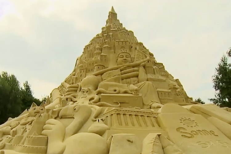 Feast Your Eyes on the World's Tallest Sand Castle