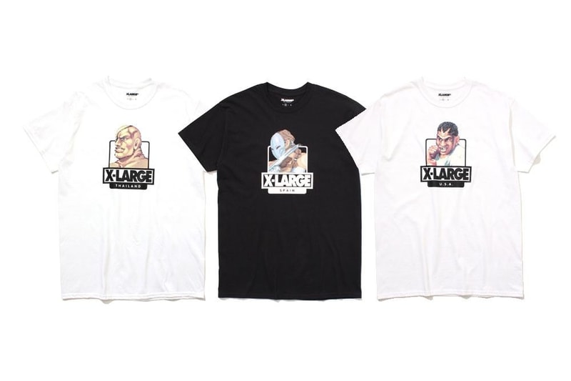 XLARGE® x-large street fighter street fighter II 2 capsule collection collab collaboration dragon ball z
