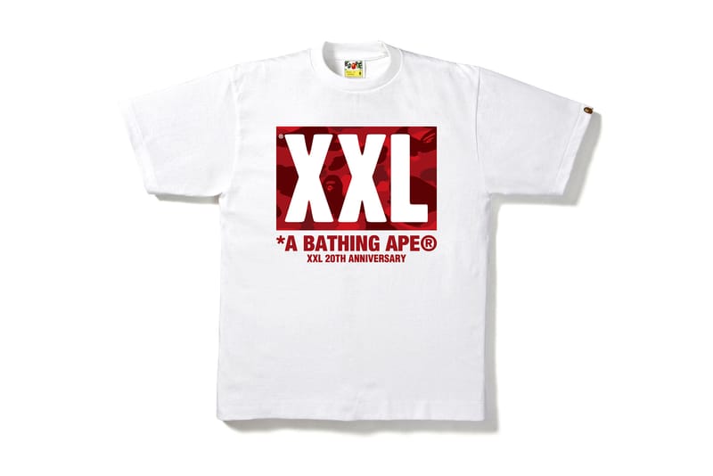 'XXL' & BAPE Link up for Unexpected 20th Anniversary T-Shirt
