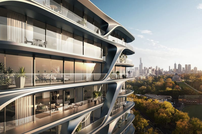 Zaha Hadid Architects' New Melbourne Tower Is Curvature Eye Candy