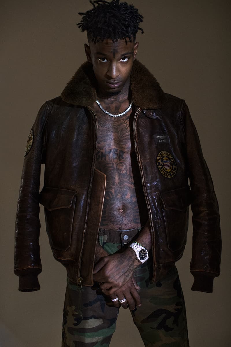21 Savage EXIT Magazine Cover Story Editorial Kenneth Cappello