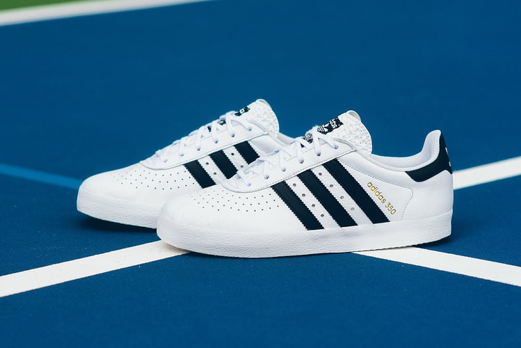 The adidas 350 Arrives in a Classic White, Black and Gold Color Scheme