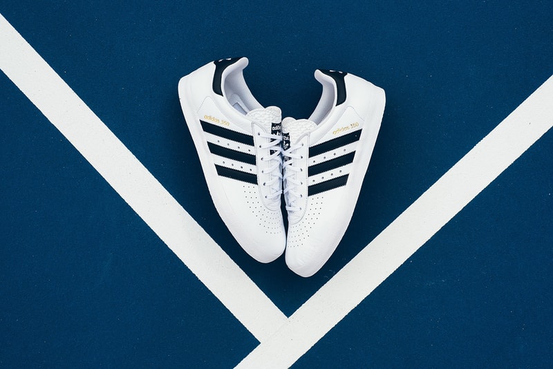 didas 350 White Black Gold Colour Scheme