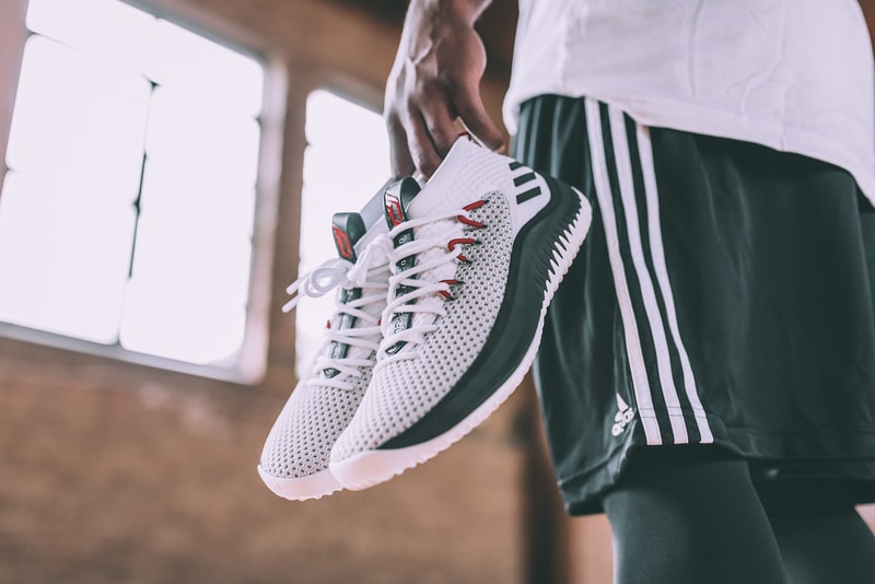 adidas Dame 4 Drop Date Damian Lillard footwear adidas hoops release white red black portland Trailblazers nba basketball