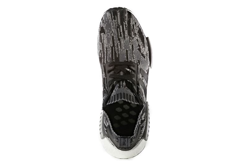 adidas NMD R1 Primeknit Core Black Glitch Camo