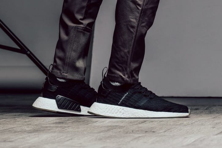 japanese nmd black and white