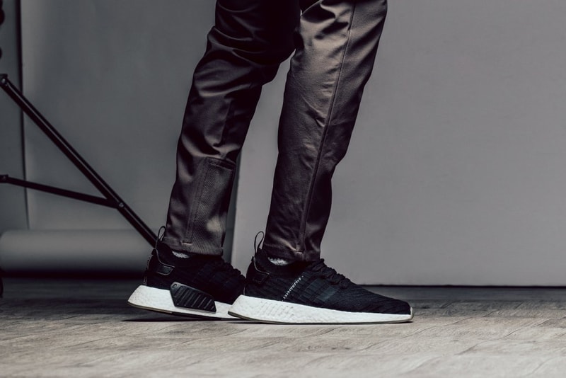 adidas originals NMD R2 Japan Black white primeknit 2017 October Release Date Info Sneakers Shoes Footwear Feature