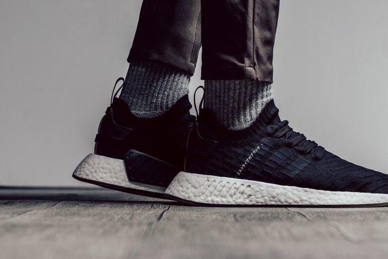 adidas originals NMD R2 Japan Black white primeknit 2017 October Release Date Info Sneakers Shoes Footwear Feature