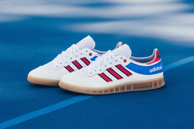 adidas Originals Handball Top White Red Blue Gum OG 2017 October 27 Release Date Info Sneakers Shoes Footwear
