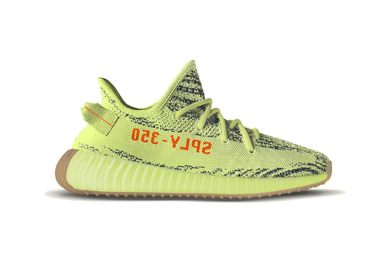 adidas Originals YEEZY BOOST 350 V2 Semi Frozen Yellow Sole