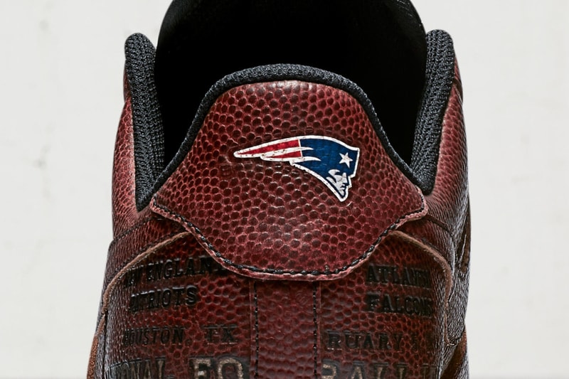 Nike Air Force 1 Low New England Patriots Super Bowl 51 Atlanta Falcons Comeback Footwear Special Edition Release Date Info Drops October 22 Gillette Stadium October 20 21 Auction