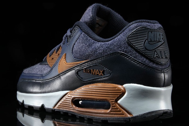 Nike Air Max 90 Premium Fall Winter 2017 Thunder Blue Wool