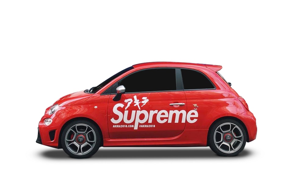 Akira' x Supreme Car Spotted in Paris