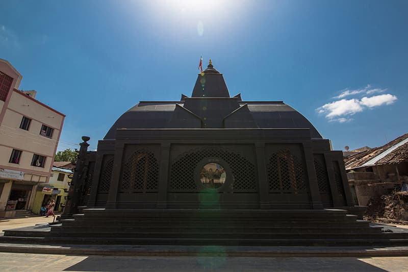Within N Without Architects Maruti Mandir All-Black Stone Temple India Nashik Maharashtra