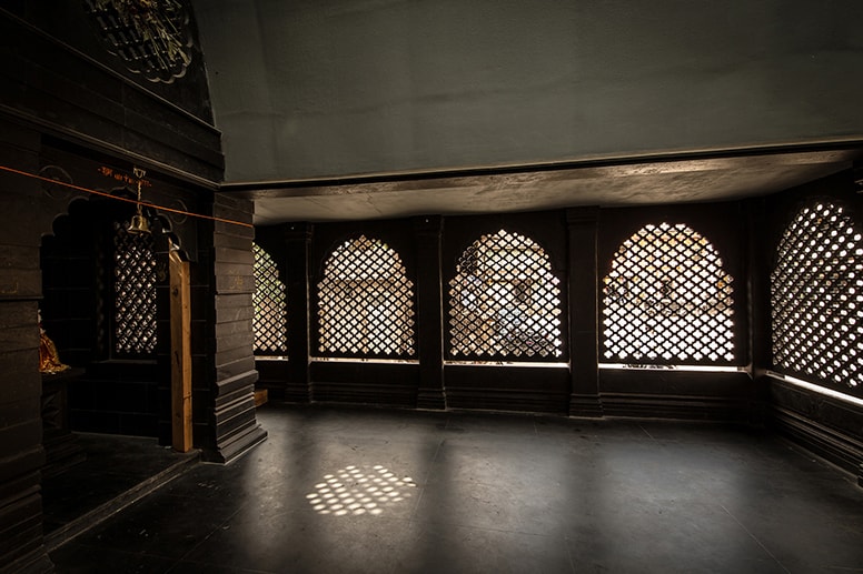 Within N Without Architects Maruti Mandir All-Black Stone Temple India Nashik Maharashtra 