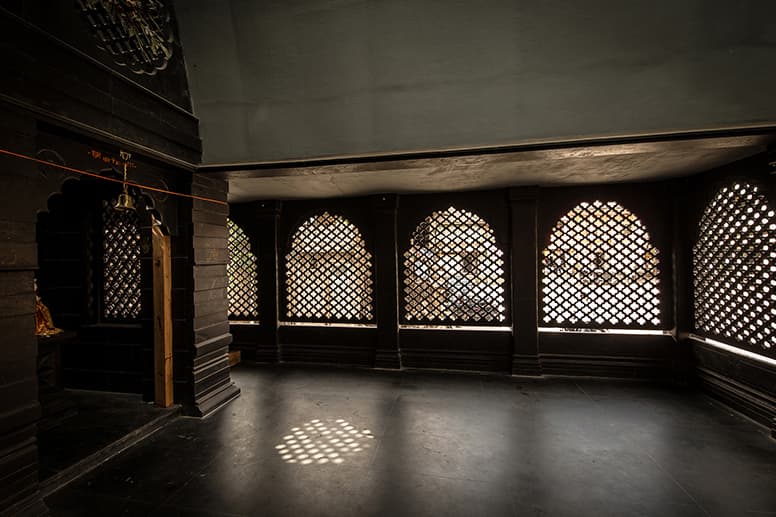 Within N Without Architects Maruti Mandir All-Black Stone Temple India Nashik Maharashtra
