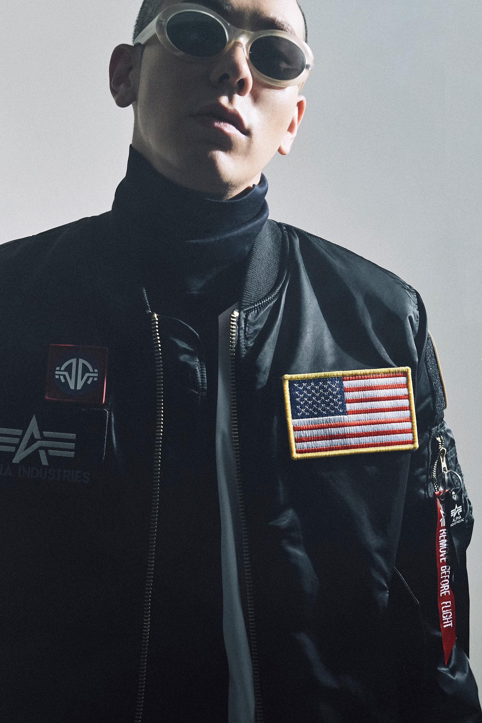 Alpha Industries Rapper Loco black flight jacket