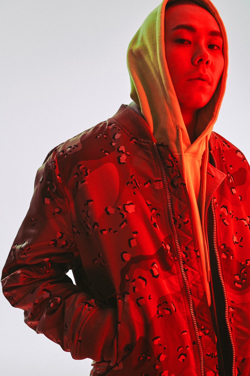 Alpha Industries Rapper Loco camo flight jacket
