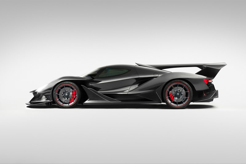 Apollo Intensa Emozione Hypercar Supercar car vehicle black carbon fiber