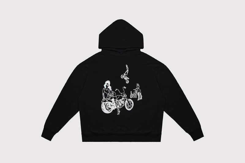 Aries Fergus Purcell Hoodies Long Sleeves "Aloha From Hell"