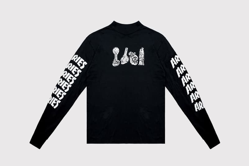 Aries Fergus Purcell Hoodies Long Sleeves "Aloha From Hell"