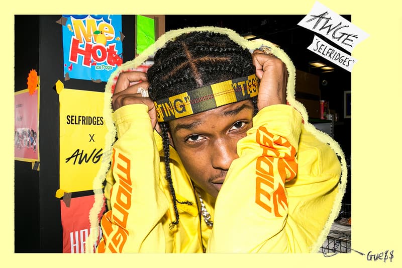 A$AP Rocky AWGE Selfridges London Bodega A$AP Mob ASAP GUE$$