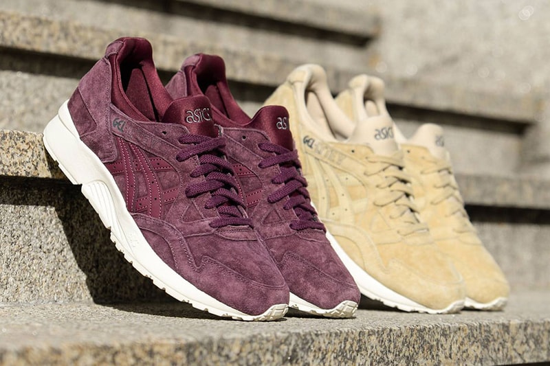 ASICS GEL-LYTE V Purple Eggplant Brown Tan Taupe Suede Colorway Pack