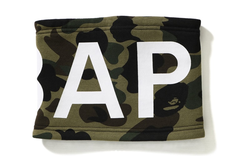 BAPE Releases a Set of 1ST CAMO Neck-Warmers