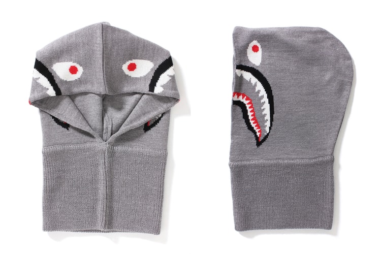 BAPE Releases a Set of Shark Neck-Warmers to Help You Fight Flu Season