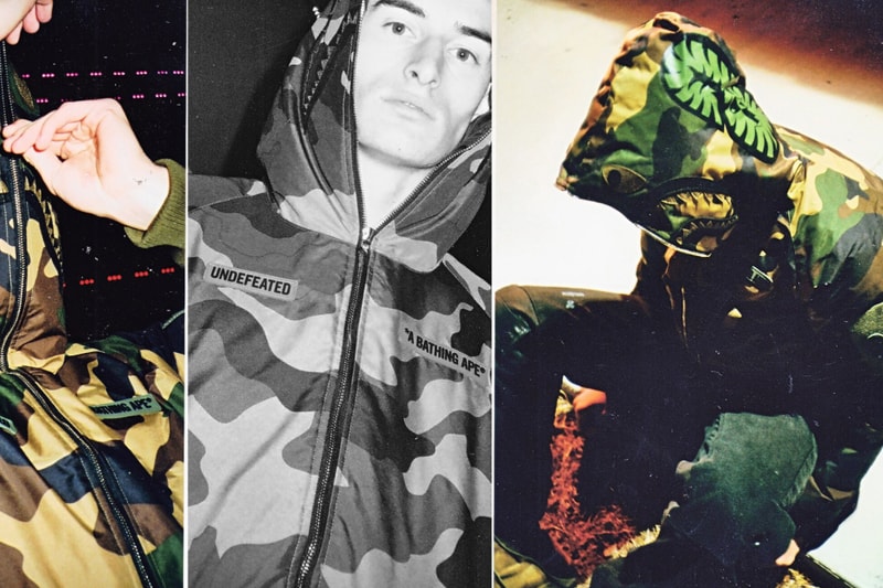 UNDEFEATED BAPE A Bathing Ape Fall/Winter 2017 Lookbook Collection Apparel